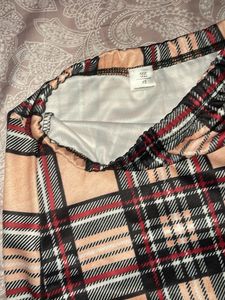 Trendy Plaid Mini Skirt