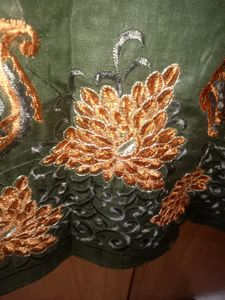 Cotton Thread work Kurta With Churidaar Pajami