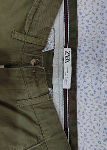 Zara Olive Green Chinos