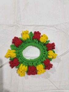 Colorful Crochet Scrunchie 🫶🌸