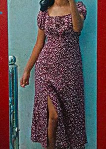 Floral Print Midi Dress