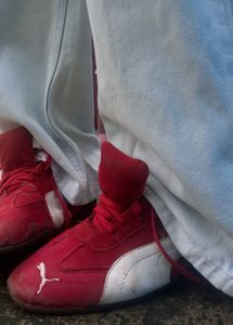 Original Puma Red Sneakers - UK 9 | Lightly good,