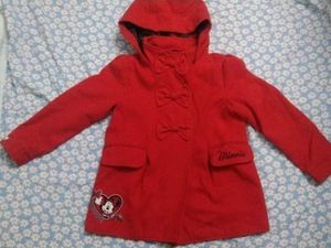 Minnie Mouse Red Hooded Coat