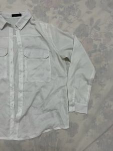 white shein shirt