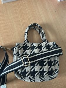 H&amp;M Houndstooth Crossbody Bag