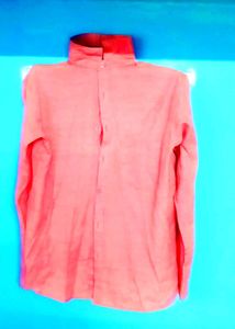 Coral Casual Shirt. Boys Super Shart