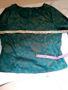 Green Ethnic Top