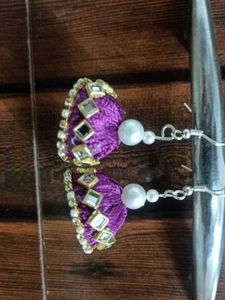 Handmade Resham Work new Earring