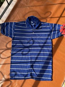 Striped Blue Polo Shirt