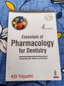 Essentials Of Pharmacology For Dentistry