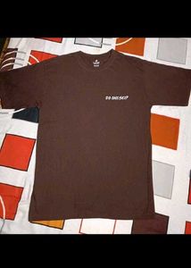 Brown &#39;DO ONESEIF&#39; Graphic Tee
