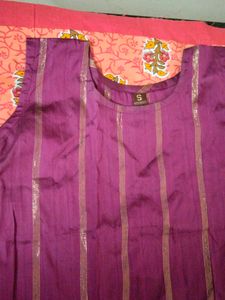 Purple Beautiful Kurta