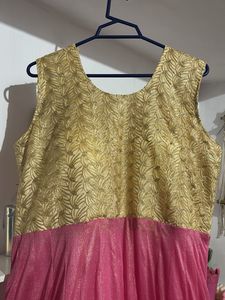 Pink & Gold Party Dress