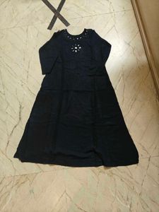 Elegant Navy Blue Kurta Set