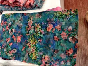 Digital Print Organza Fabric 70₹ Per Miter