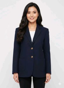 Navy Blue women winter coat new condition