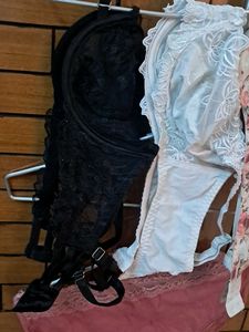 combo Of Four Bra N Panty Imported Fabric