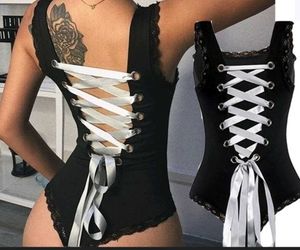 Sexy Black Bodysuit