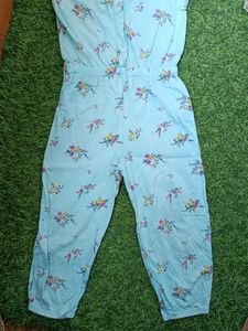 Cute Floral Jumpsuit