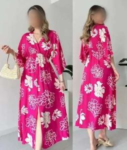 Floral Print Maxi Dress 4XL