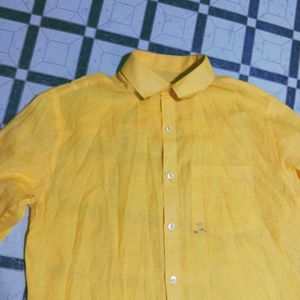 Yellow Casual Shirt