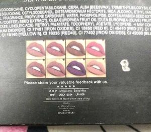 Waterproof Liquid Matte Mini Lipstick Pack Of 8