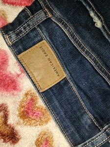 Distressed American Eagle Jeans