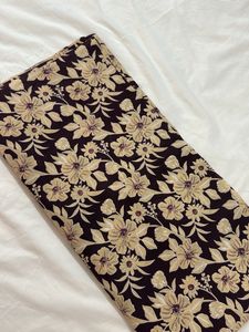 4 Meter Chocolate Brown Fabric