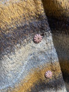 Striped Wool Blend Jacket/Coat