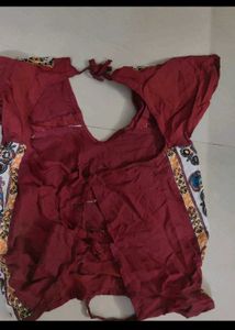 rajasthani work self design light weight blouse