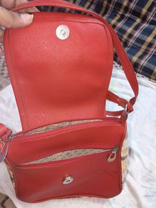 Red Sling Bag