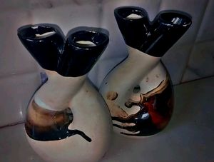 Oval Shape Ceramic Vase