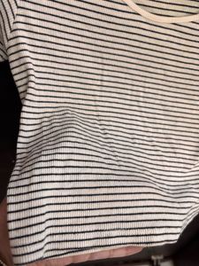 H&amp;M Striped Ribbed Top