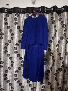 Navy Blue Gown