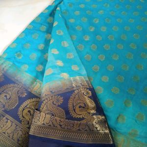 new saari with blouse
