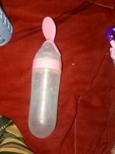 Baby Glass  Bottle &amp; Feeder Set