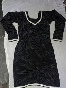 black silk patyala salwar kameez set