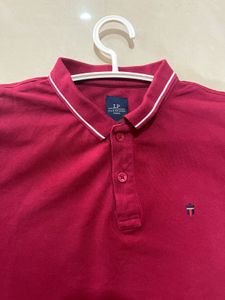 Louis Philippe Polo Collar Slim Fit T-shirt