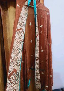 🤎Pakistani Anarkali Demi Stitched Dress