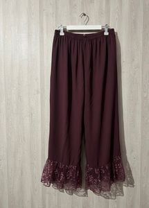 Elegant Maroon Floral Maxi Dress