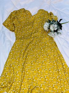 Floral Yellow Dress