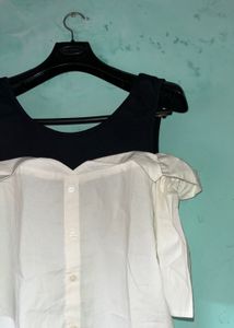 black And White Stalk Shirt