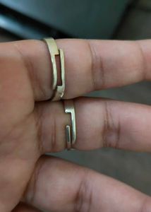 GIVA Vintage Sliver Couple Rings