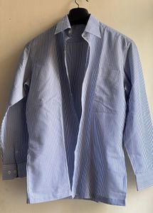 Blue & White Striped Shirt – Classic & Chic