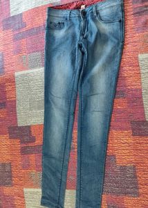 Fingerprint Pattern Jeans For Women