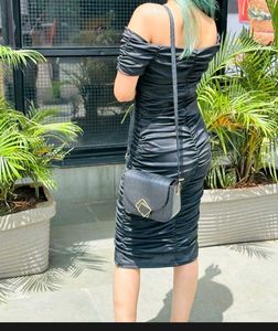 Newme Offshoulder Ruched Bodycon Dress