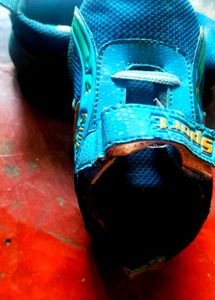 Sporty Blue Baby Shoes