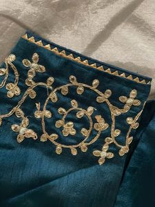 Beautiful Saree With Handwork Gotta Patti