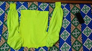 Neon Green Long Sleeve Top