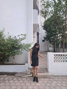 Sleeveless Black Mini Dress